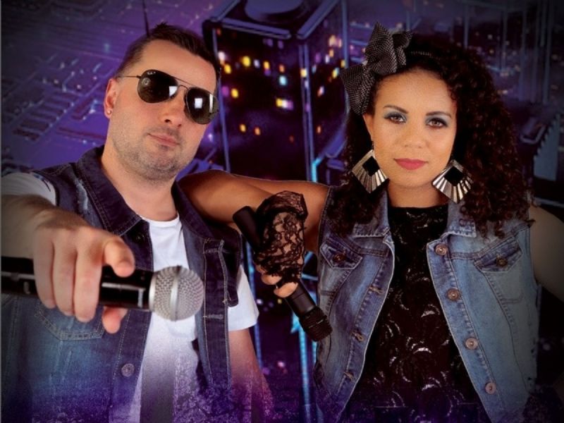 80s party duo