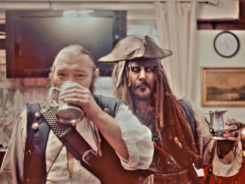captain jack and shipmate gibbs