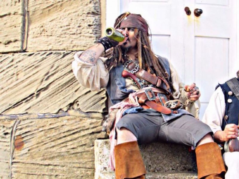 captain jack and shipmate gibbs