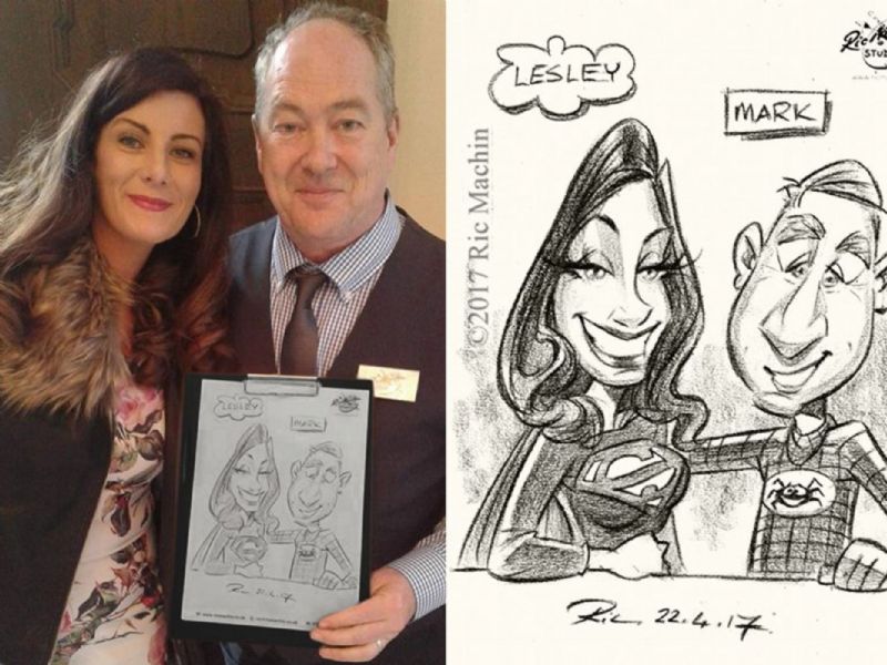 ric m caricaturist