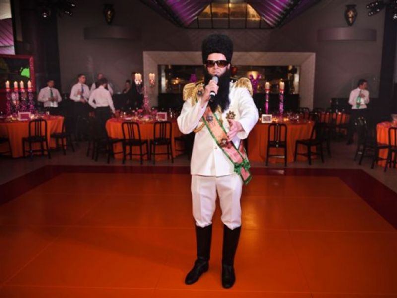 the dictator lookalike