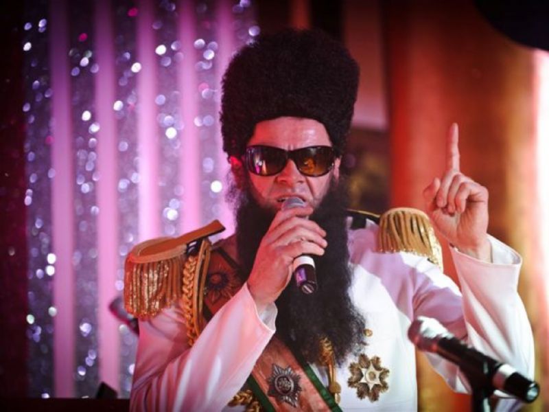 the dictator lookalike