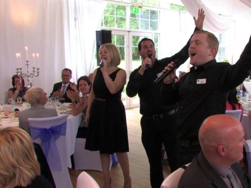 the ultimate singing waiters experience