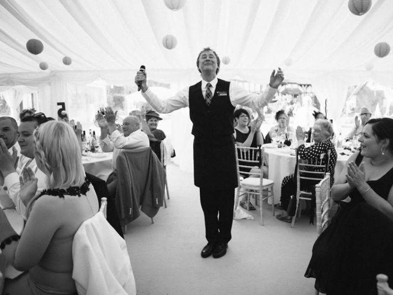 the singing waiters