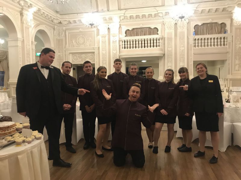 wallace and jones surprise singing waiters