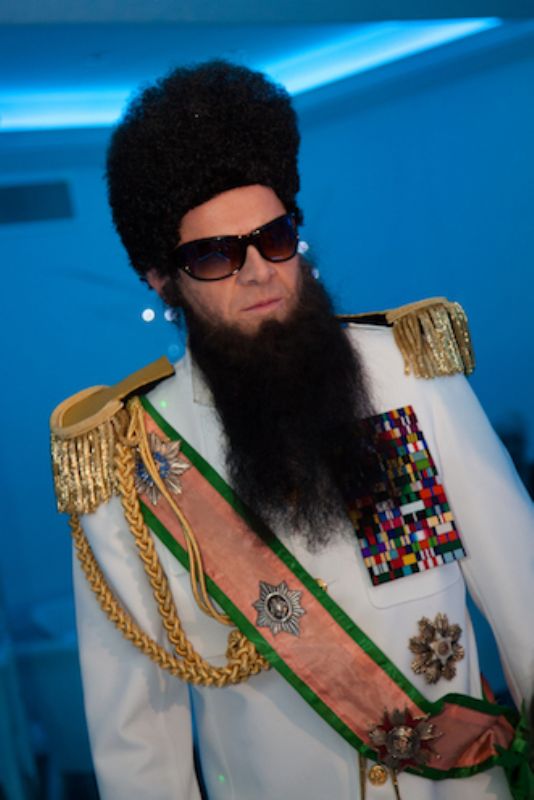 the dictator lookalike