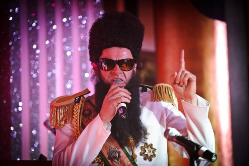 the dictator lookalike