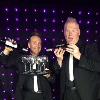 Wallace & Jones Surprise Singing Waiters